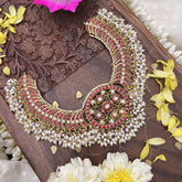 Vriksham Elegant Kundan Jadau Guttapusalu Short Neckpiece-J3699